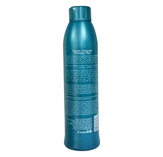 Abpnatural Cosmetics Blue Mar Ocean Compose Therapy Hair Treatment For Colored Hair Protection 1000ML ABPNATURAL
