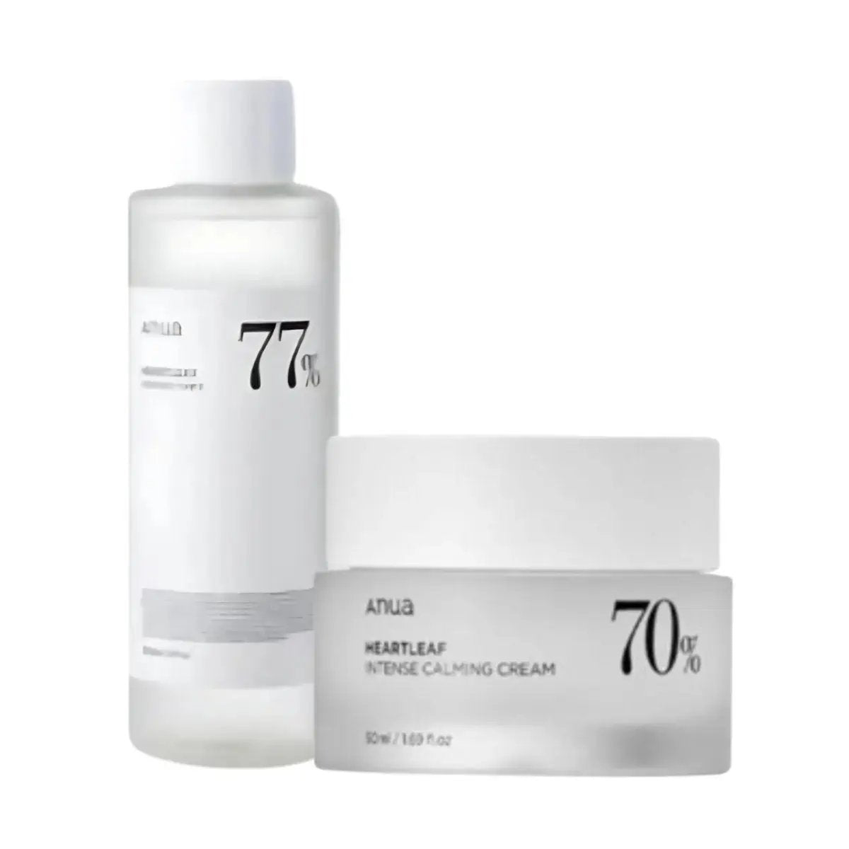 Anua Heartleaf 70% Intense Calming Cream + Toner Anua
