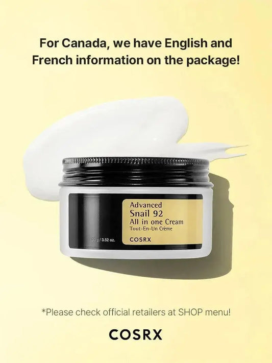 COSRX Advanced Snail 92 All in one Cream 100 gm COSRX