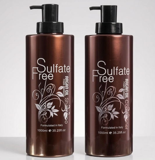 NUSPA Sulfate Free Argan Oil Hair Care Trio
