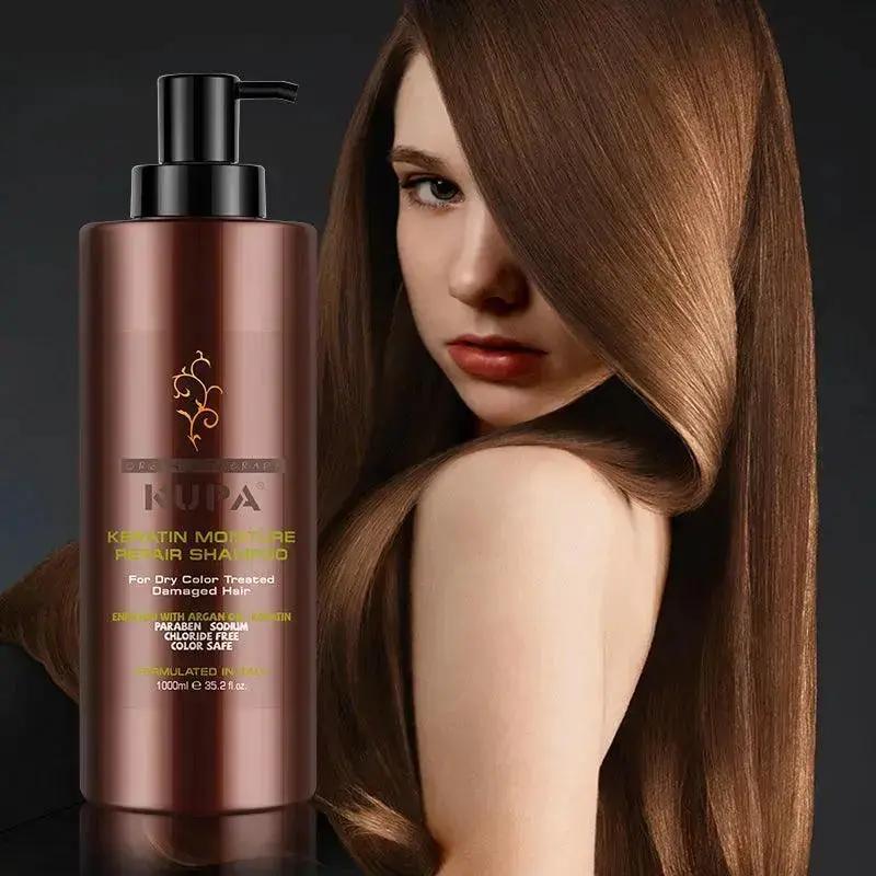 KUPA Keratin Moisture Repair Shampoo , Intensive conditioner Enriched with Argan Oil 1000 ML KUPA