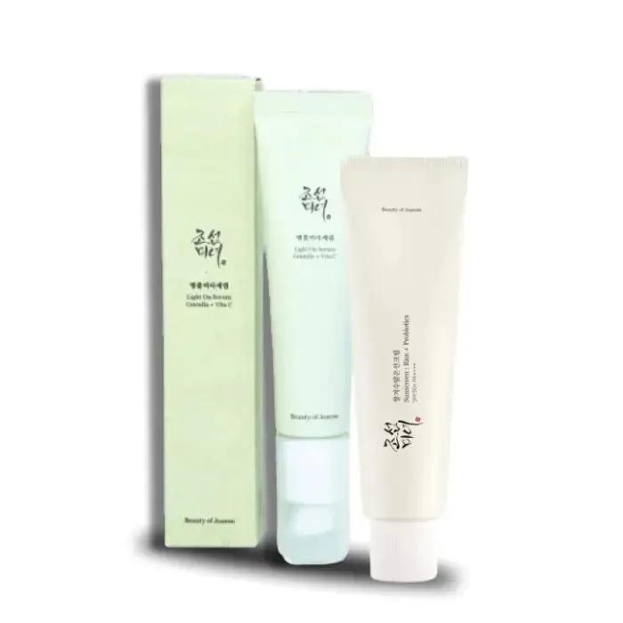 Light On Serum Centella + Vita C & Relief Sun Rice + Probiotics SPF50 Beauty of Joseon Set BEAUTY OF JOSEON