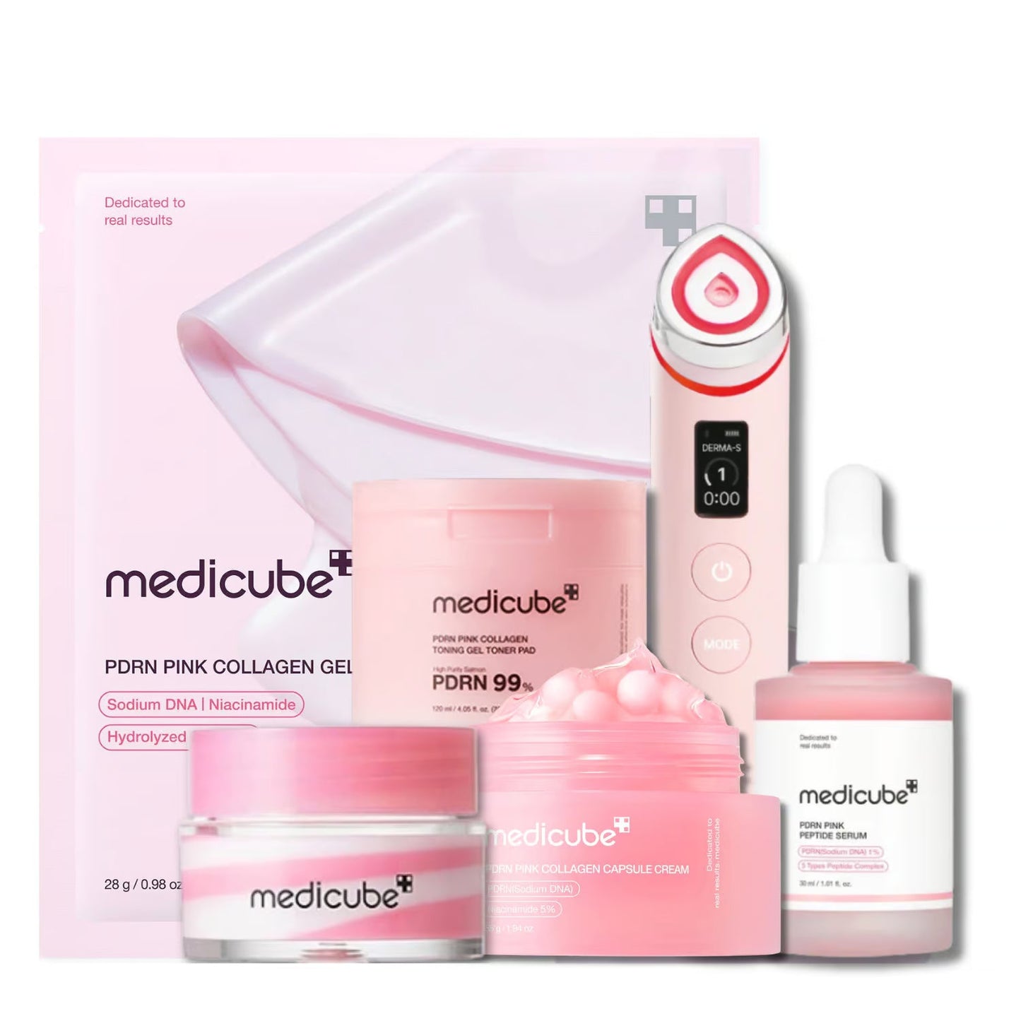 MEDICUBE PDRN Booster Lip Pink Toning Collagen 6 Pcs Set Medicube JOLIE'S