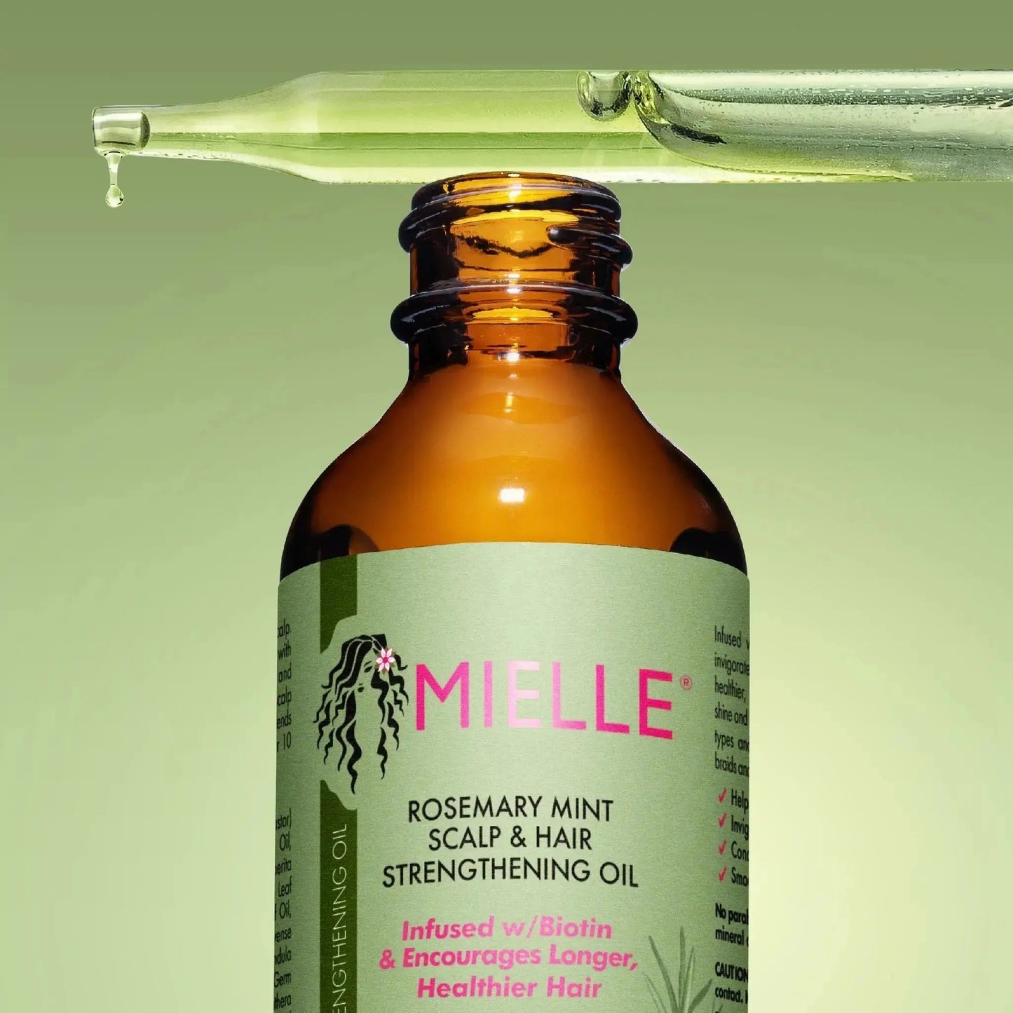 MIELLE Rosemary Mint Scalp & Hair Strengthening Oil 59 ml MIELLE