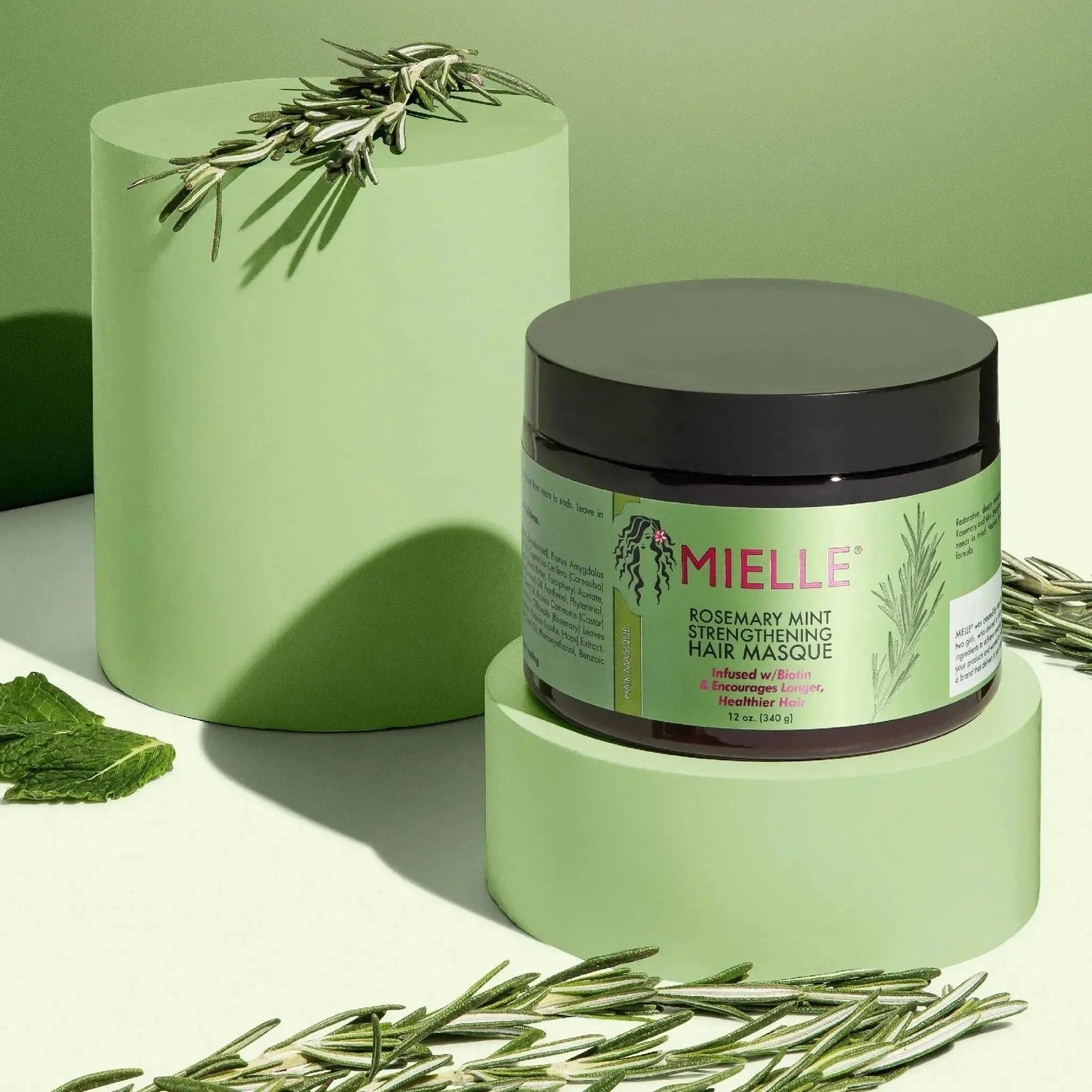 MIELLE Rosemary Mint Strengthening Hair Masque 340 gm MIELLE