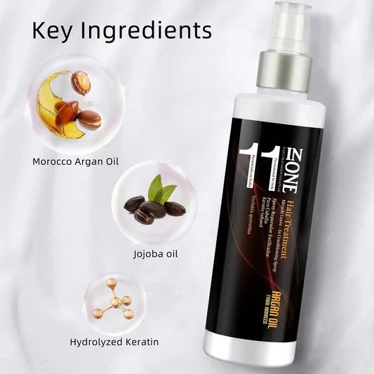NUSPA 11 in 1 Moroccan Argan oil Moisture Leave In Conditioner Spray 250 ML NUSPA