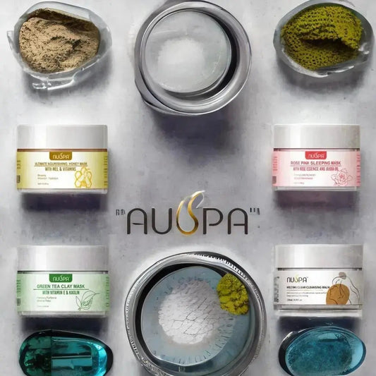 Nuspa Skin Care Mask Cream Set 4 pieces 120 ML NUSPA