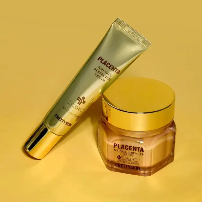 PRETTYSKIN Placenta Wrinkle Perfecter Cream Set 50ml + 30ml PRETTYSKIN