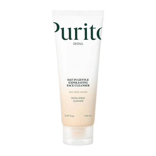 PURITO Seoul Ultimate Oat-In Calming Trio set featuring soothing oat-based skincare products in white packaging