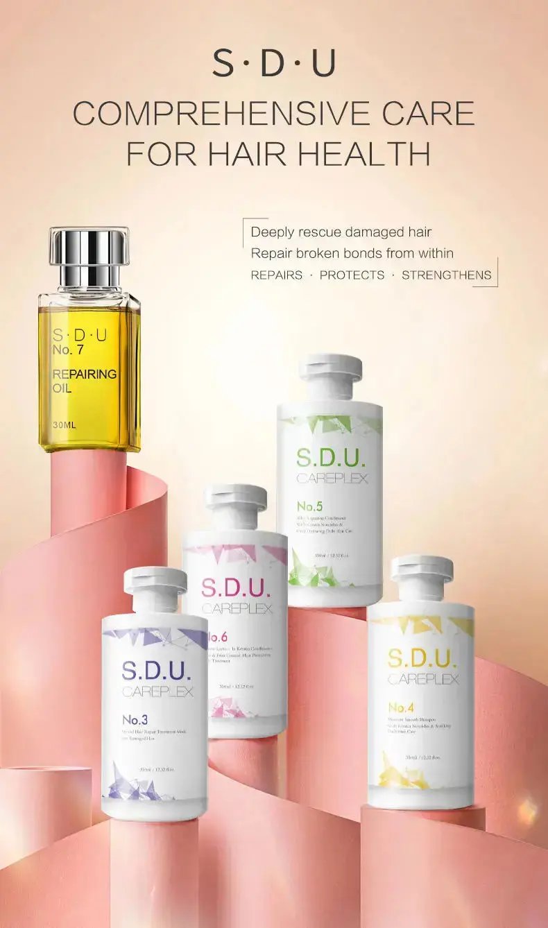S.D.U CarePlex No.1-No.7 Professional Hair Care Products Keratin Repairing Hair Treatment NUSPA