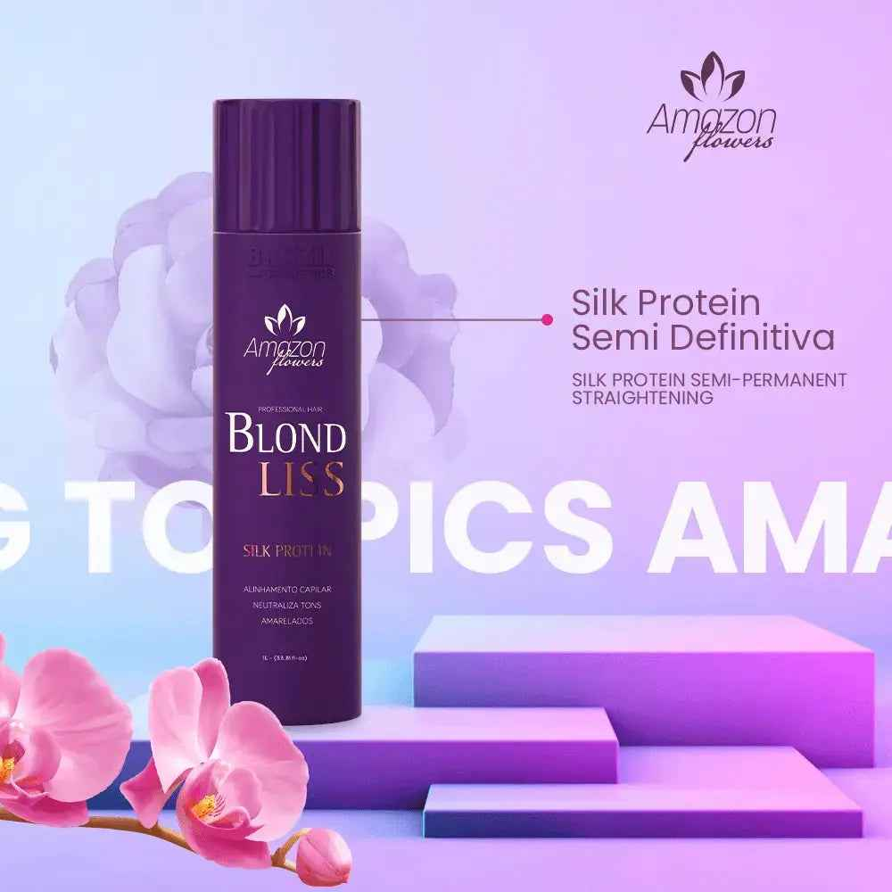 Amazon Flowers Blond Liss Organic Hair Straightener 1000 ML