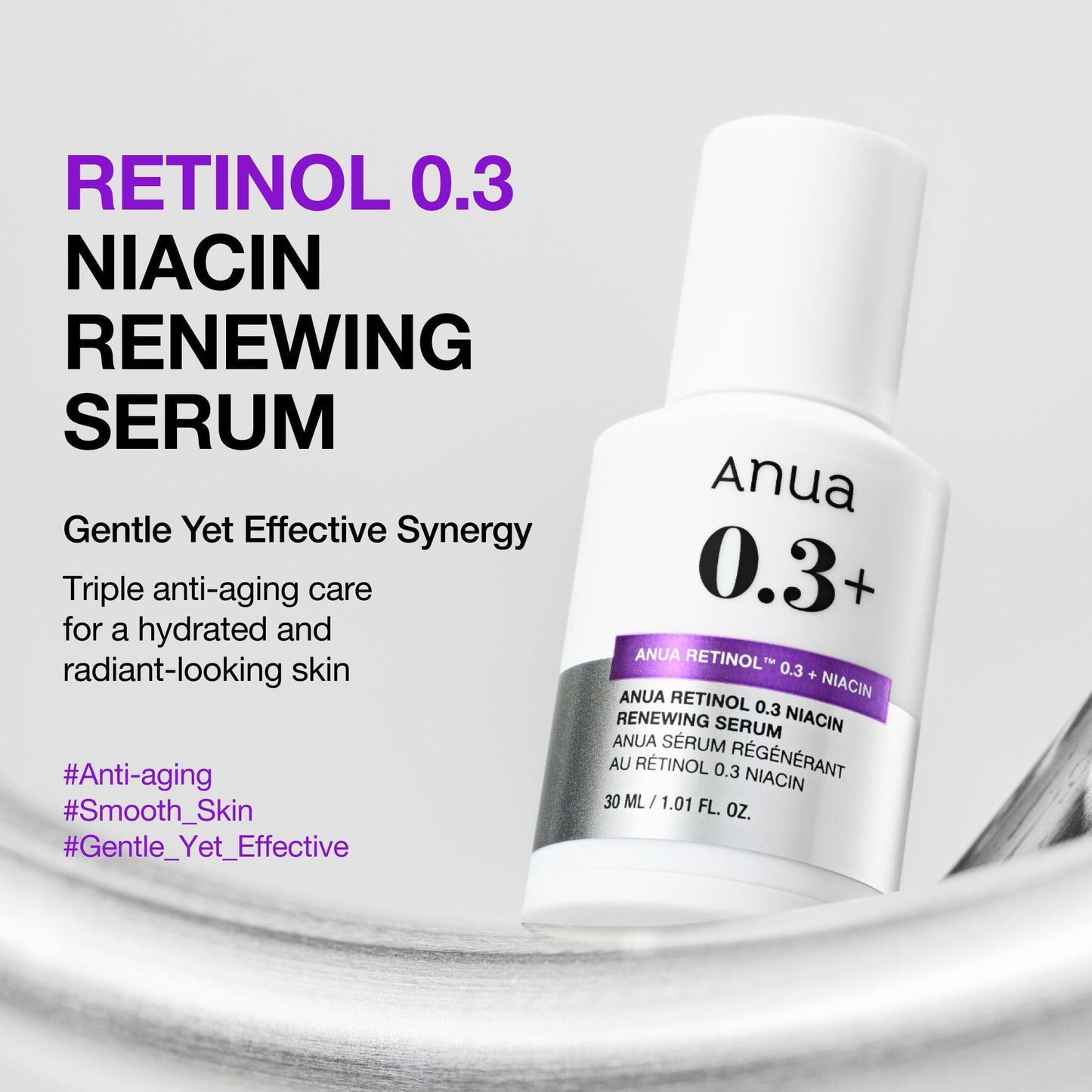 ANUA Retinol Anti-Aging Duo bundle featuring two skincare products with retinol for youthful, rejuvenated skin.