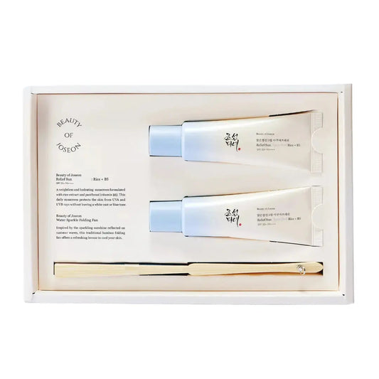 Beauty of Joseon Relief Sun Aqua Fresh Kit with sunscreen, featuring lightweight, hydrating formula for daily sun protection.