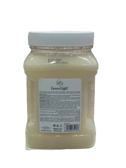 GREEN LIGHT Hair Treatment Mask GARLIC Hair straightening for breakage & weak hair 2000 ML
