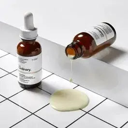 The Ordinary Granactive Retinoid 2% Emulsion bottle with white and blue packaging, 30ml size, on a white background.