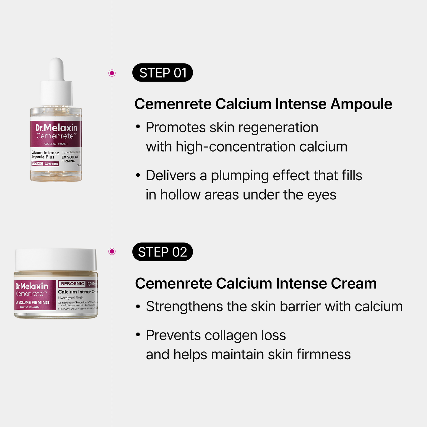 Dr.Melaxin Calcium Eyecare Routine Set Dr.Melaxin