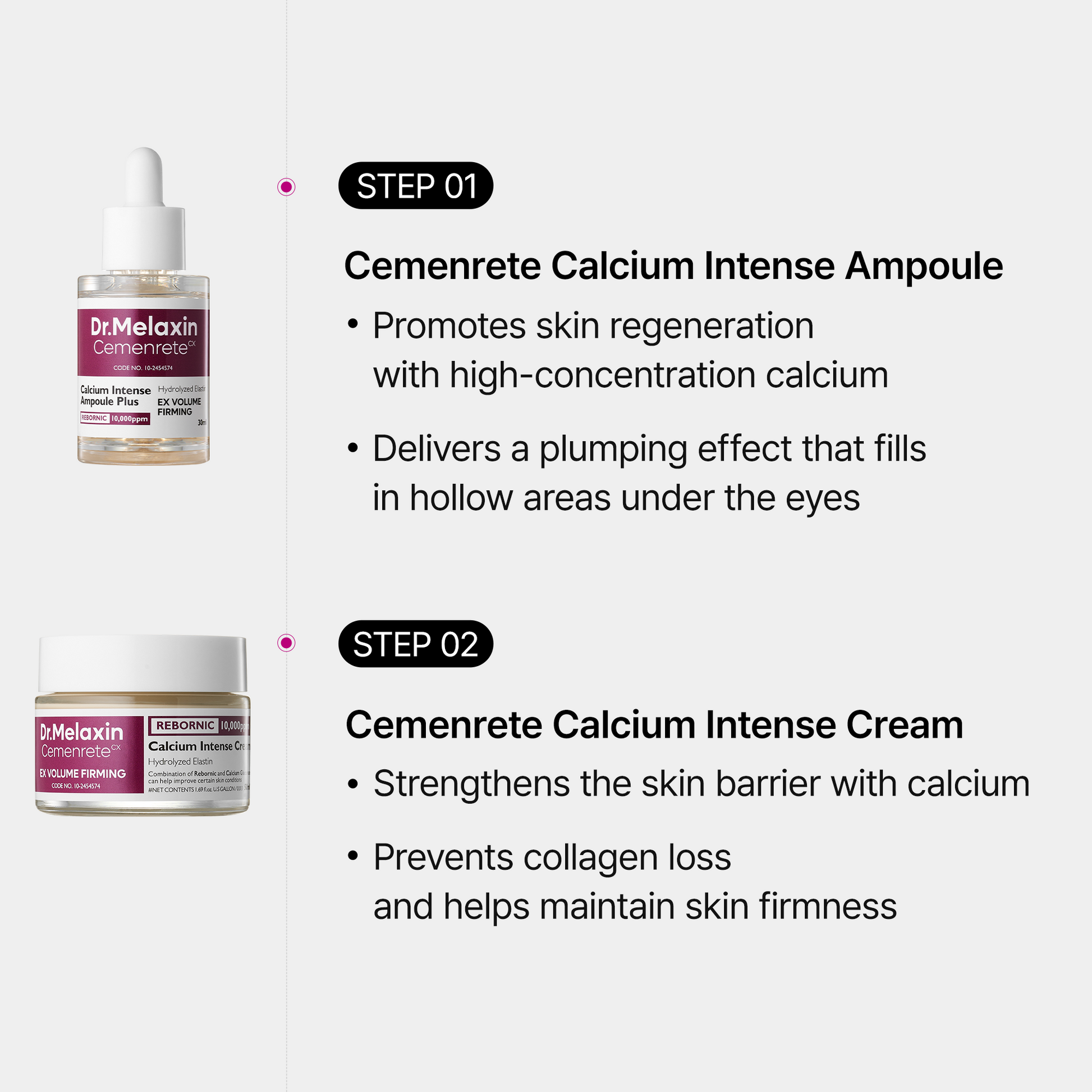 Dr.Melaxin Calcium Eyecare Routine Set Dr.Melaxin