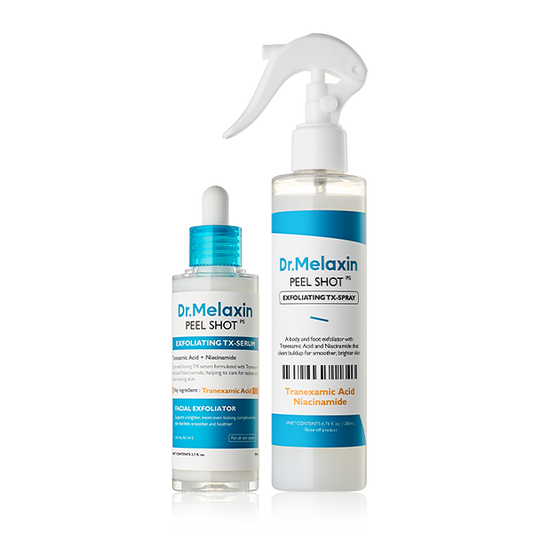 Dr.MELAXIN TX Exfoliating & Tone Peel Shot Smoothing Duo