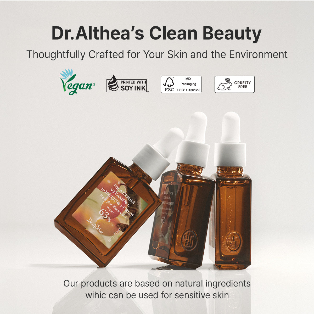 DR ALTHEA Dark Spot Duo skincare set with two product bottles for reducing dark spots and evening skin tone.