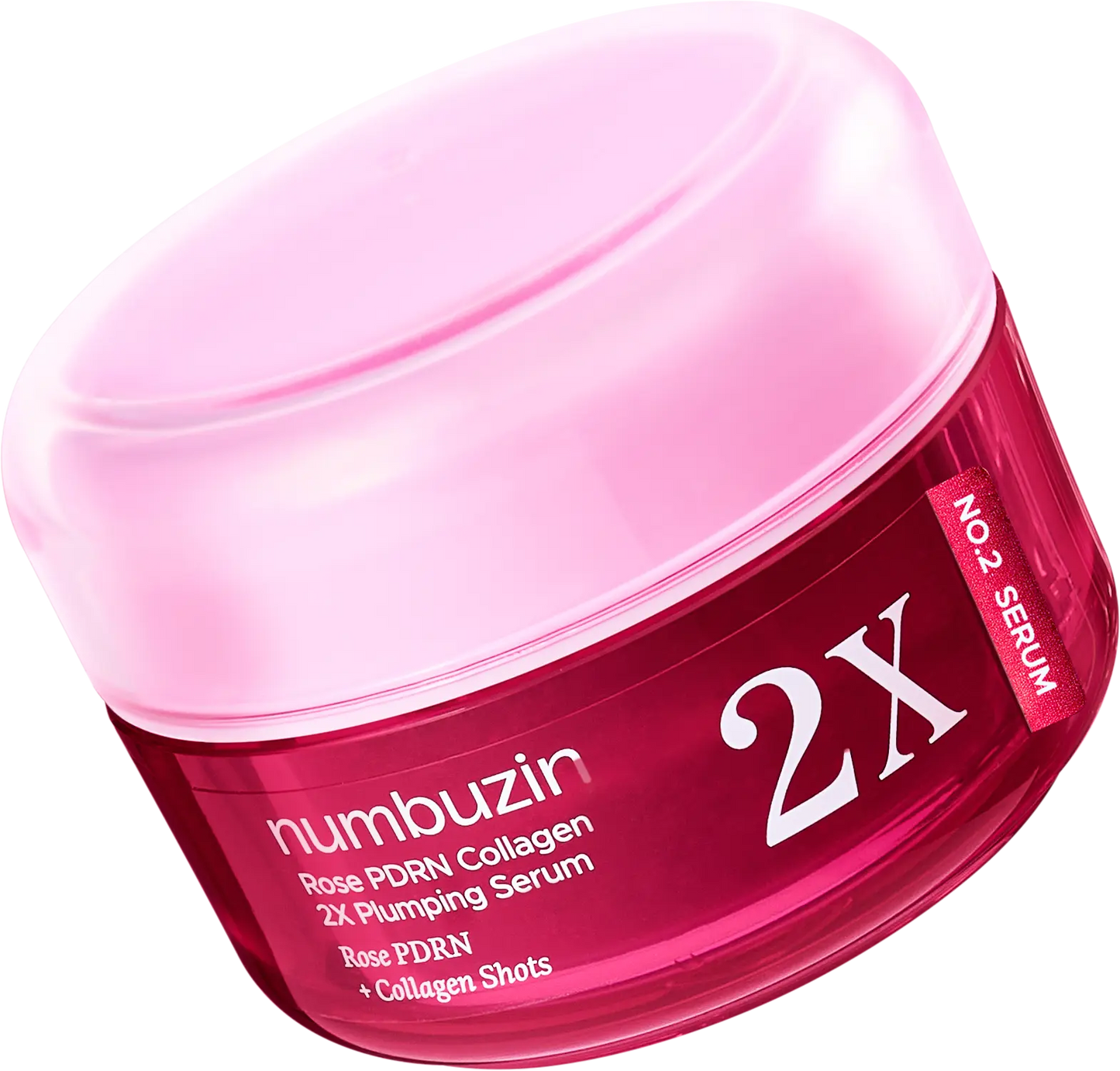 Numbuzin No.2 Rose PDRN Collagen 2X Plumping Serum + Collagen Shot 30ml Numbuzin