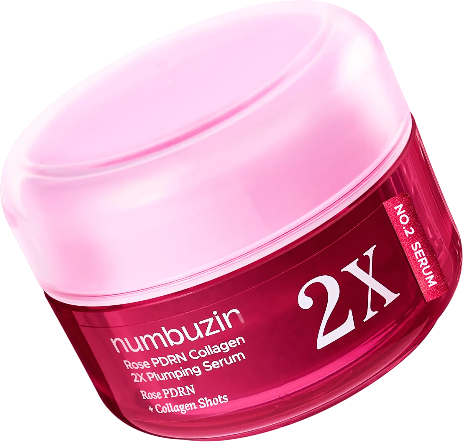 Numbuzin No.2 Rose PDRN Collagen 2X Plumping Serum + Collagen Shot 30ml Numbuzin
