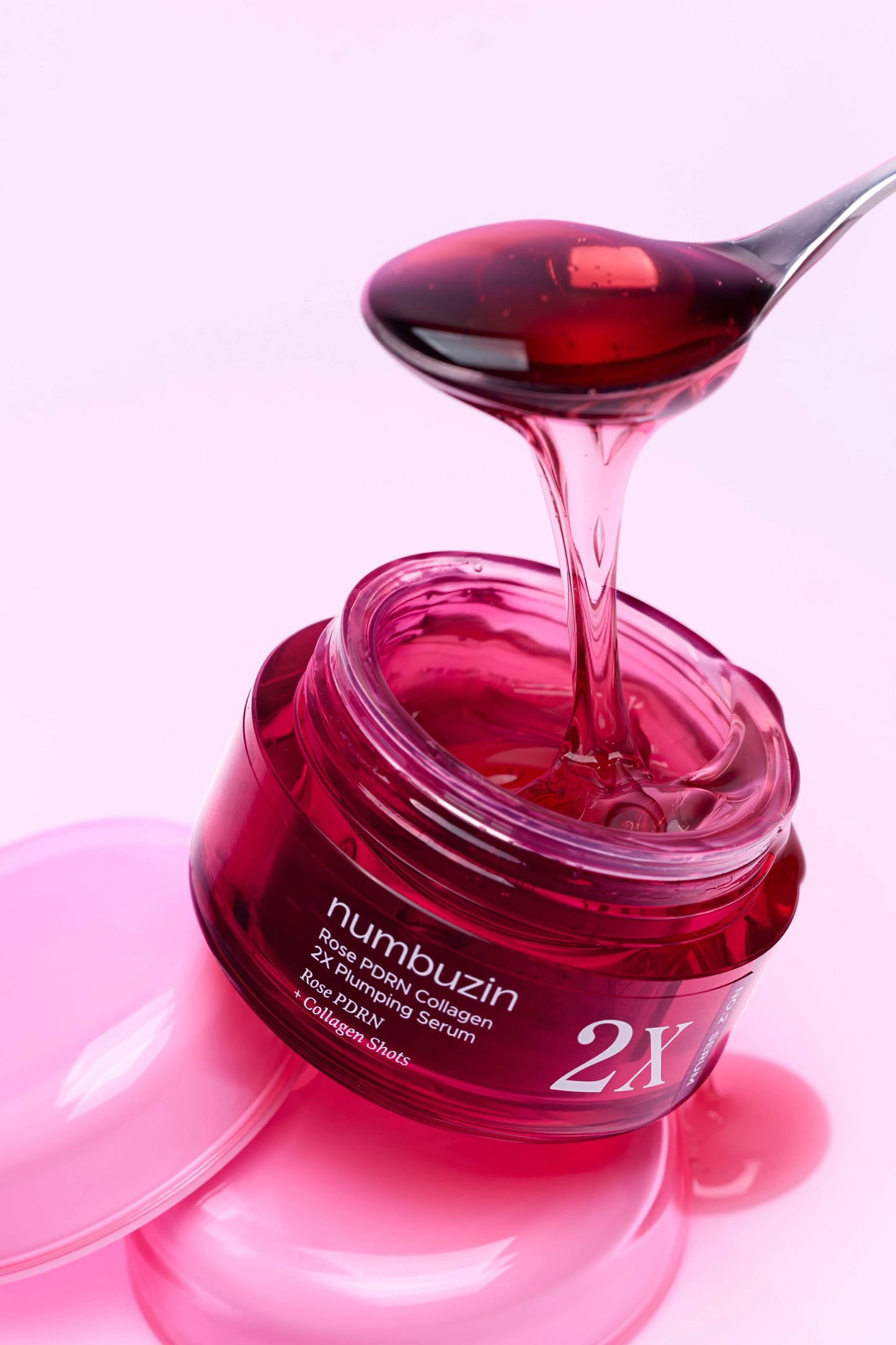 Numbuzin No.2 Rose PDRN Collagen 2X Plumping Serum + Collagen Shot 30ml Numbuzin