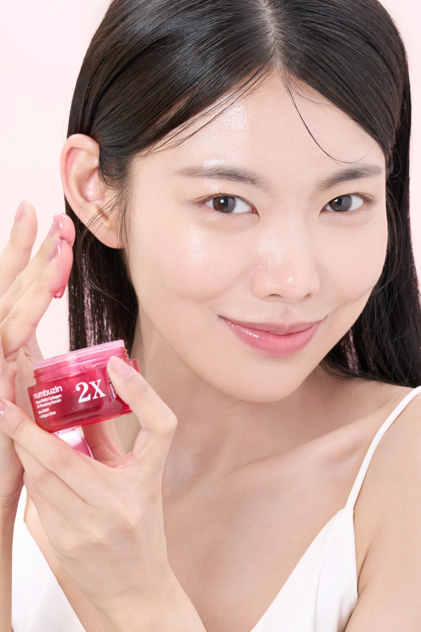 Numbuzin No.2 Rose PDRN Collagen 2X Plumping Serum + Collagen Shot 30ml Numbuzin
