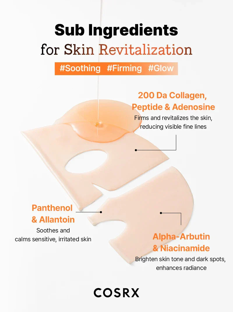 COSRX 5 PDRN Hyaluronic Acid Vital Hydrating Hydrogel Mask COSRX