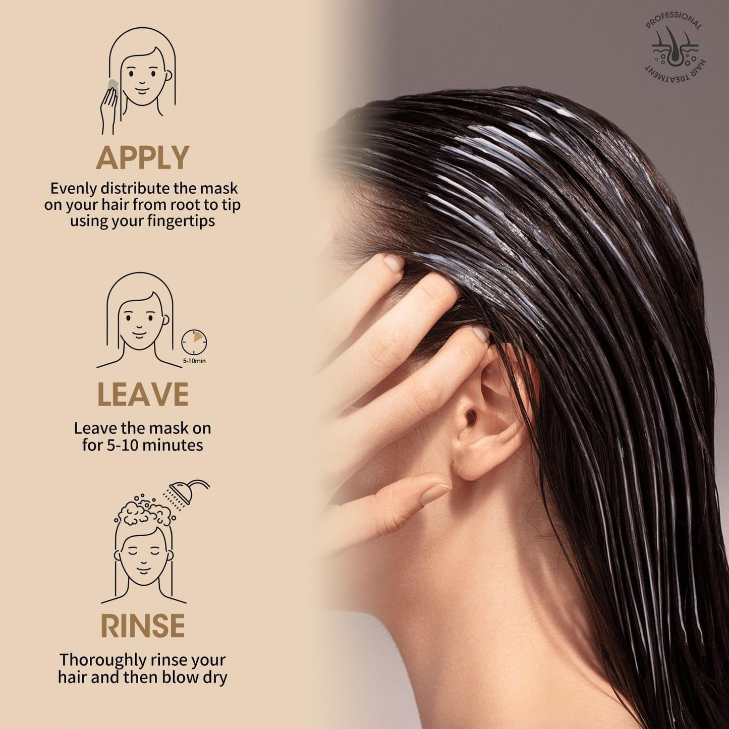 KERATINE QUEEN The Biotin & Keratin Sulfate Free Reconstruction Hair Treatment Set KERATINE QUEEN
