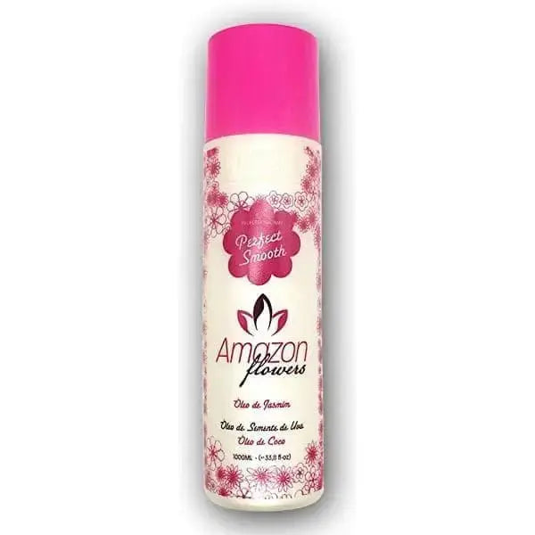 Amazon Flowers Perfect Smooth Brazilian Organic Hair Protein Straightener 1000 ML - DOKAN