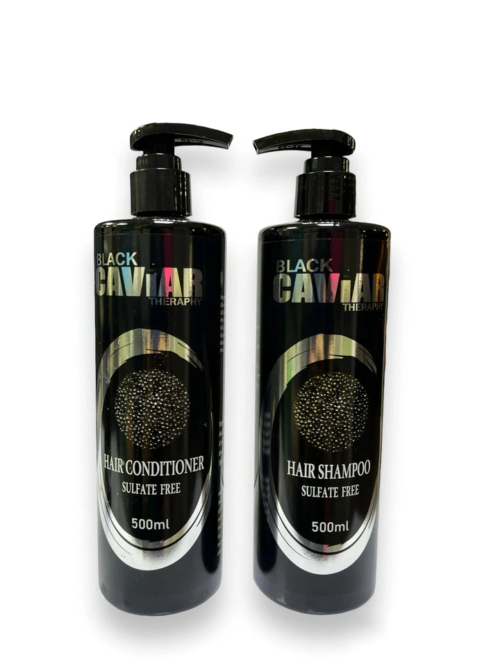 DOKAN BLACK CAVIAR THERAPY Sulfate Free Hair Care Kit 4 Pcs BLACK CAVIAR