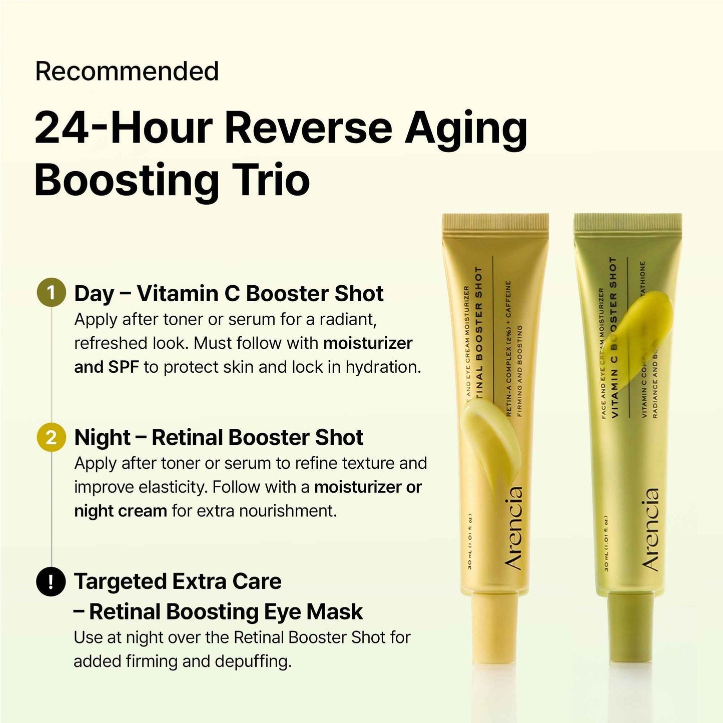 ARENCIA Reverse Aging Boosting Trio