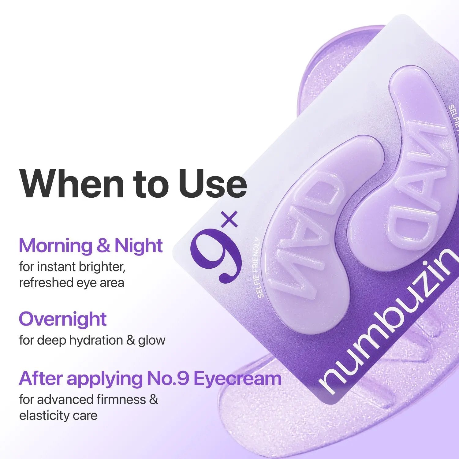Numbuzin Daily Eye Care Duo with eye cream and serum, featuring sleek packaging and applicators for revitalizing eye skin.