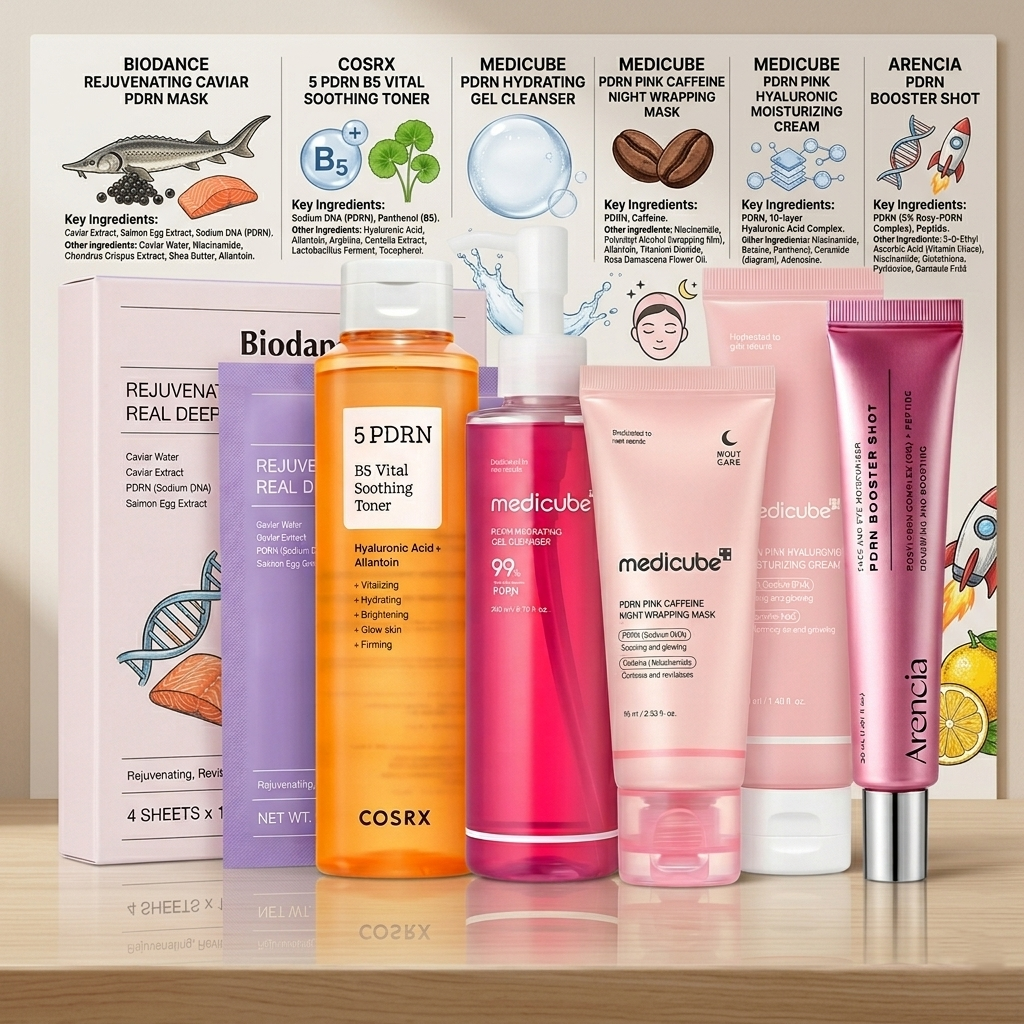 PDRN Complete Skincare Routine Set DOKAN