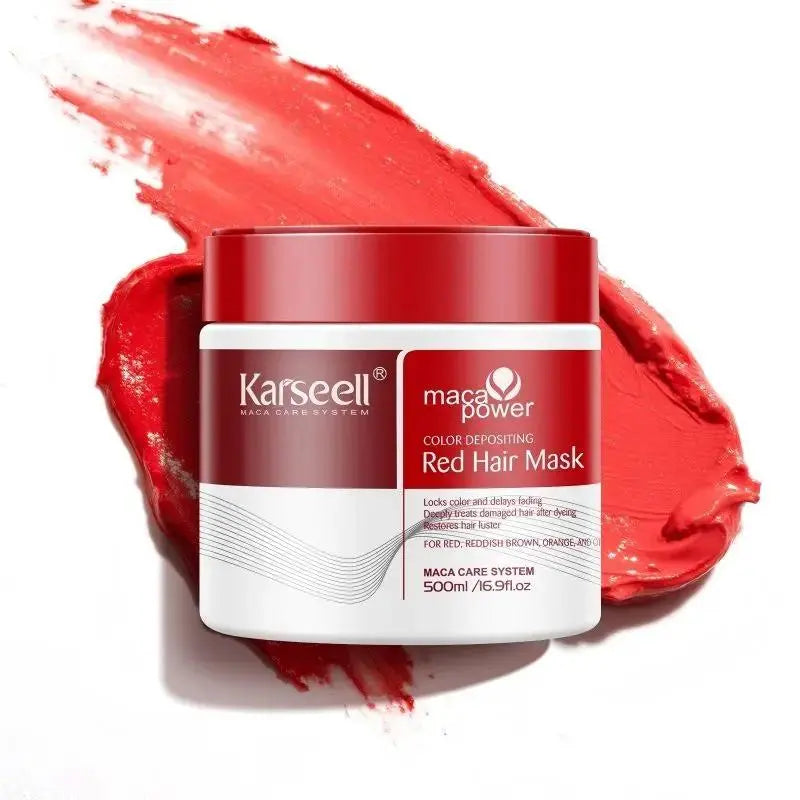 KARSEELL Color Depositing Red Hair Mask 500 gm KARSEE