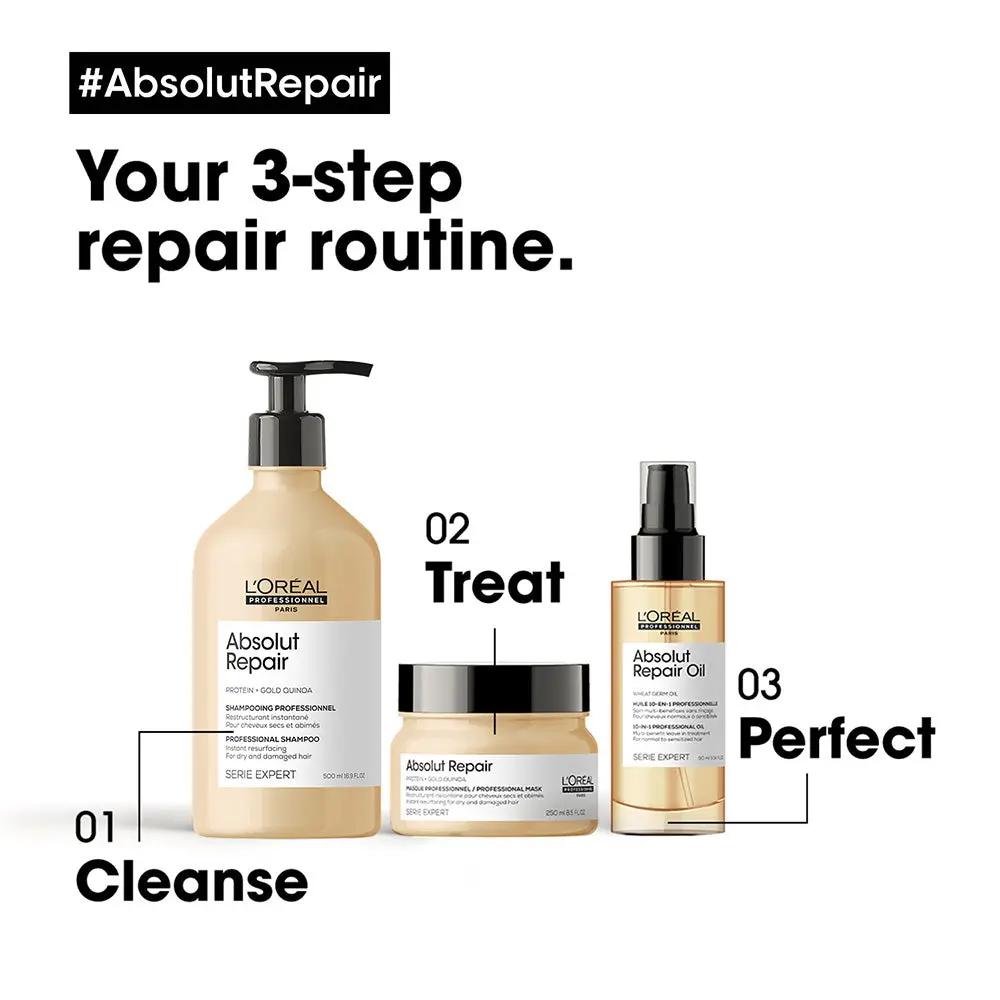 L'OREAL PROFESSIONNEL Absolut Repair Shampoo for Damaged Hair L'OREAL PROFESSIONNEL