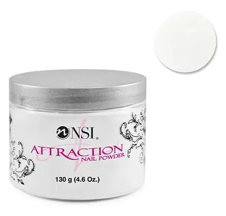 NSI Attraction Acrylic Nail Powder Pure White - DOKAN