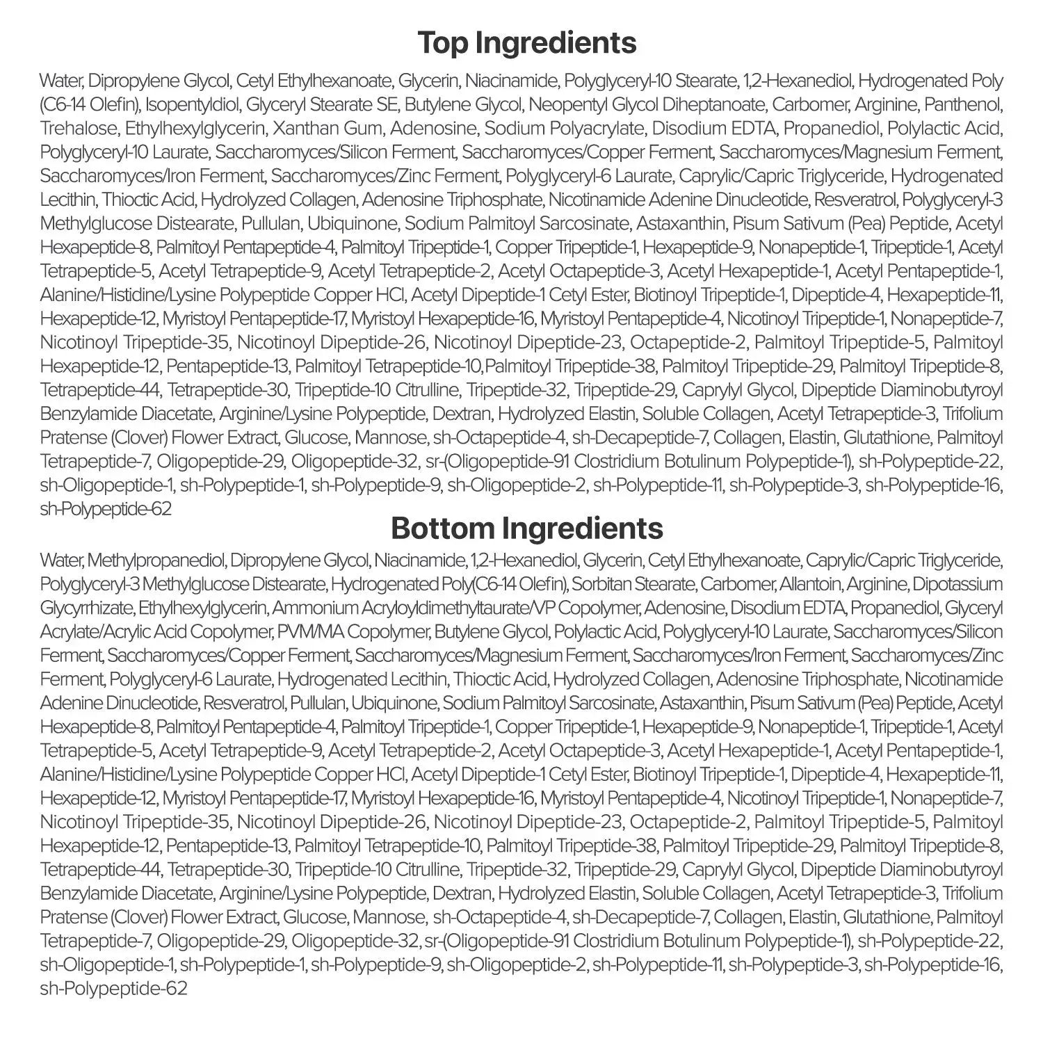 NUMBUZIN No.9 NAD+ BIO Lifting-sil Full Face Mask (4 Sheets + Lifting Band) numbuzin