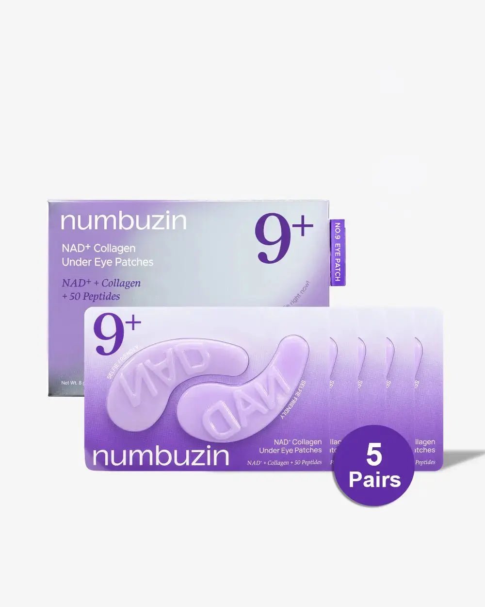 NUMBUZIN No.9 NAD+ Collagen Under Eye Patches (5 Pairs) numbuzin