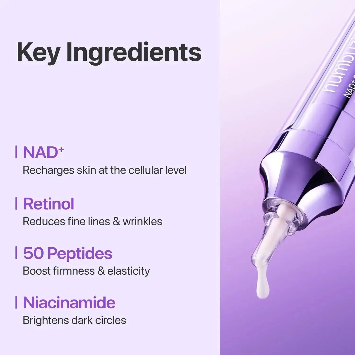 NUMBUZIN No.9 NAD+ Retinol Volumetox Eye Cream numbuzin