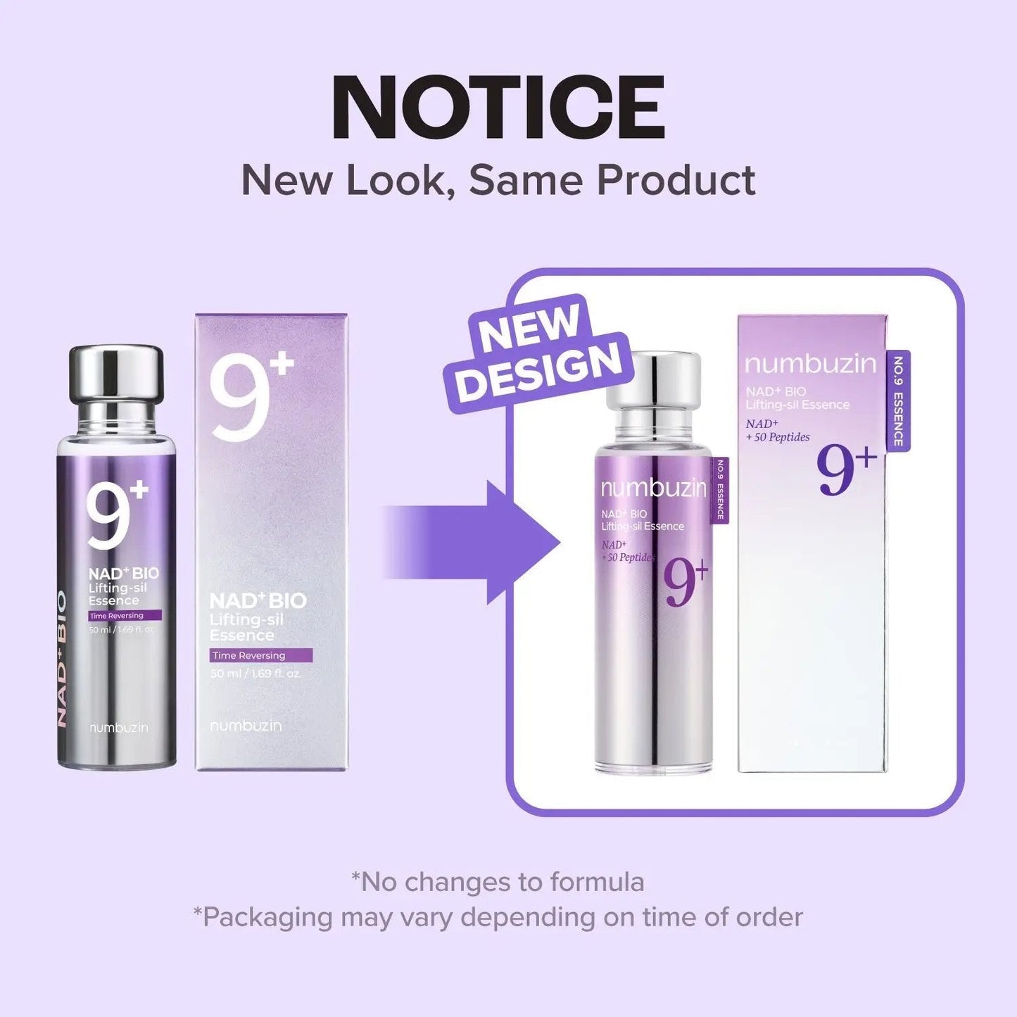 Numbuzin No.9 NAD+ Glow Boosting Set featuring skincare products with brightening and revitalizing ingredients.