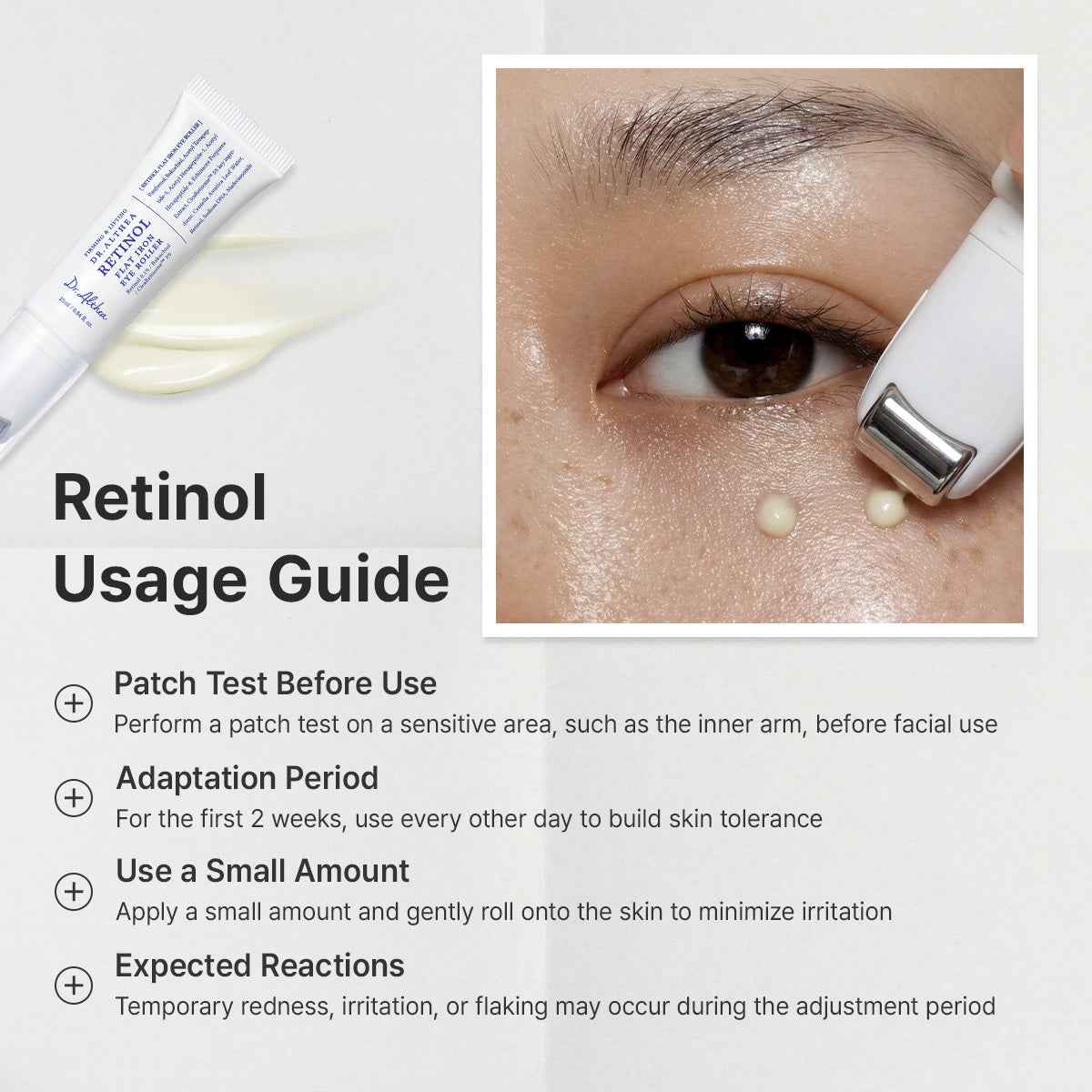 DR ALTHEA Retinol Flat Iron Eye Roller