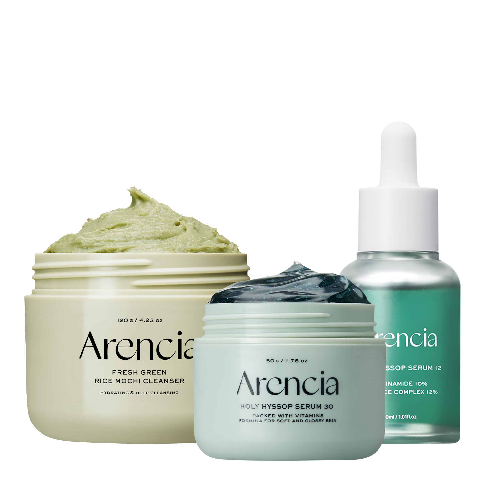 ARENCIA Glass Skin Starter Trio