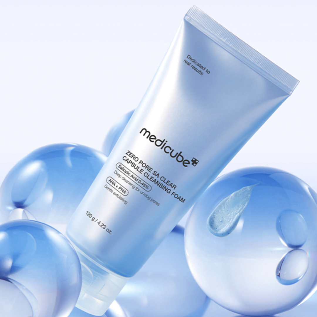 MEDICUBE Zero Pore SA Clear Capsule Cleansing Foam 120 gm Medicube
