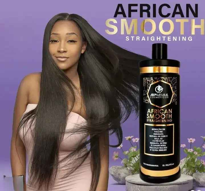 Abpnatural Cosmetics African Smooth Straightening Brazilian hair Treatment 1 L