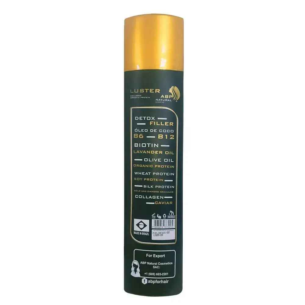 Abpnatural Cosmetics Luster Collagen Organic Brazilian Hair Treatment 1000 ML