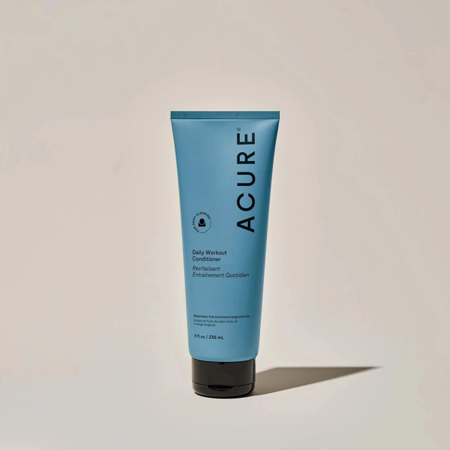ACURE Daily Workout Shampoo and Conditioner bundle featuring natural hair care products with invigorating formulas.