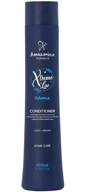 Amazonico Professional Xtreme Liss Advance Brazilian Protein Hair Treatment set with 1L treatment and two 400ml shampoo and conditioner bottles