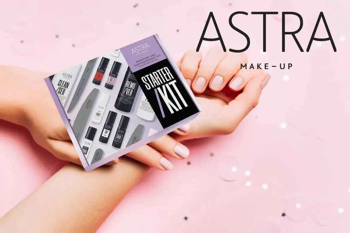 ASTRA Professional Manicure and Semi Permanent Kit UV LED Gel Polish Starter Kit