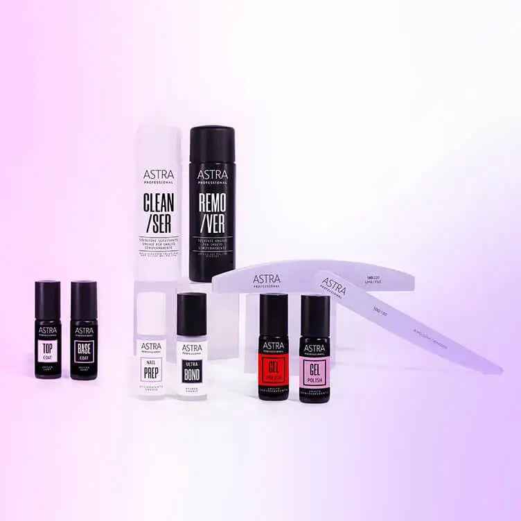 ASTRA Professional Manicure and Semi Permanent Kit UV LED Gel Polish Starter Kit